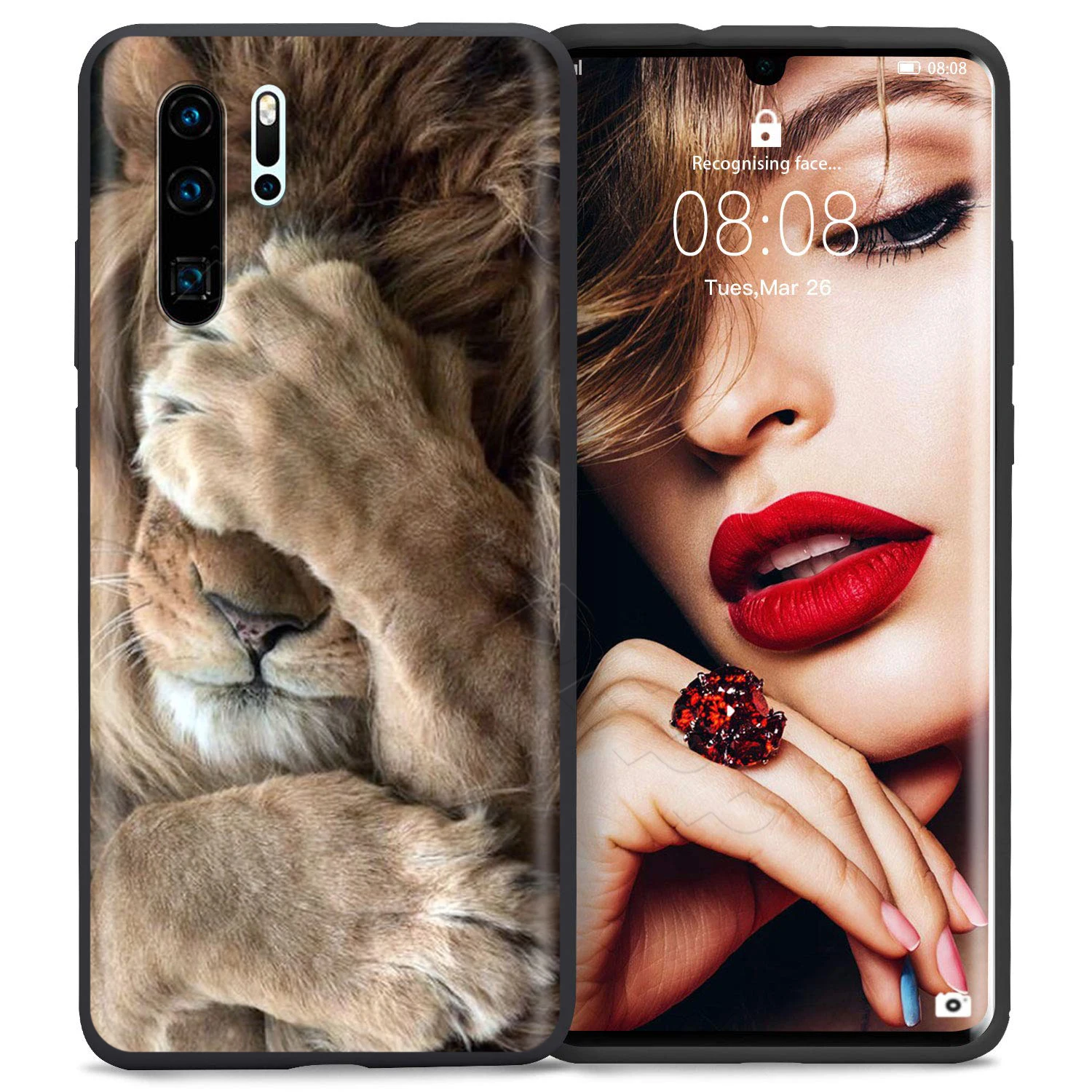 4 Webbedepp Лев Альфа Мужской чехол для Huawei P8 P9 P10 P20 P30 Lite Pro P Smart Z Mini - Цвет: 4