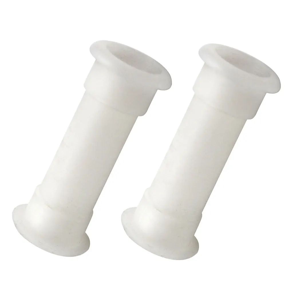 

2pcs 3/4 inch Marine White Straight Drain Tube Thru-Hull Connection for Transom Motorwell Livewell or Baitwell