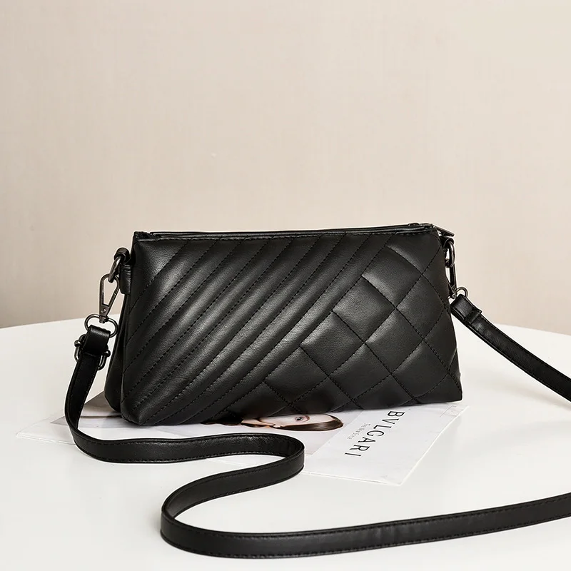 Style 2 Black SMOOZA, Высококачественная Женская сумочка, роскошная сумка-мессенджер, мягкая сумка из искусственной кожи на плечо, модные женские сумки через плечо, женские сумки - Цвет: Style 2 Black