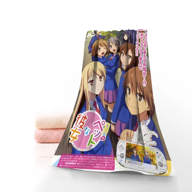 

Sakurasou No Pet Na Kanojo Towel Microfiber Fabric Face Towel/Bath Towel New Size 35x75,70x140 Towels Bathroom For Adult 0603