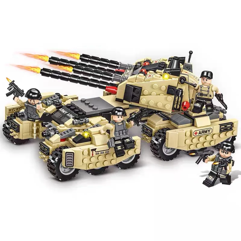 

Модель XING MOWAN, 708 + деталей, конструктор танк, игрушки, мини-фигурки, самолет, подарок для мальчика, развивающие военные Совместимые Кирпичи