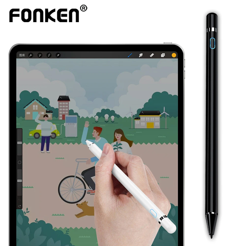 

Active Stylus For Drawing Tablet Touch Pen For Smarthone Pencil for Apple iPad Pro 1 2 Android Tablet No Delay Stylus Pen