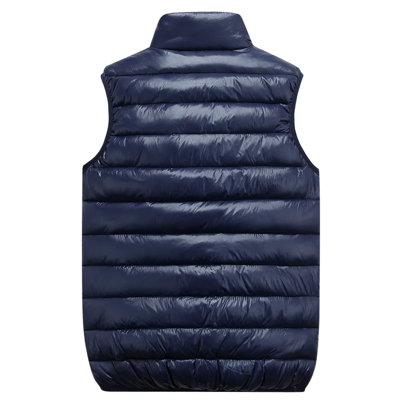 

Pop Fashion Autumn Winter Vest Men Jacket Solid Casual Sleeveless Jacket Coat Men