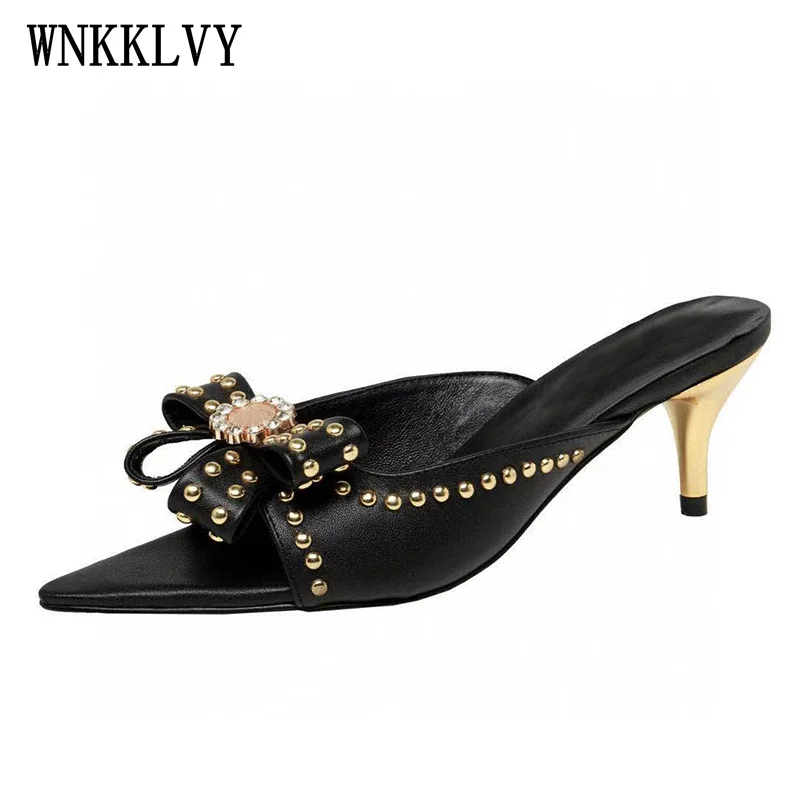 

Women's shoes spring and summer new stilettos women's rhinestone string beaded peep toe slippers high heel sexy sandals female