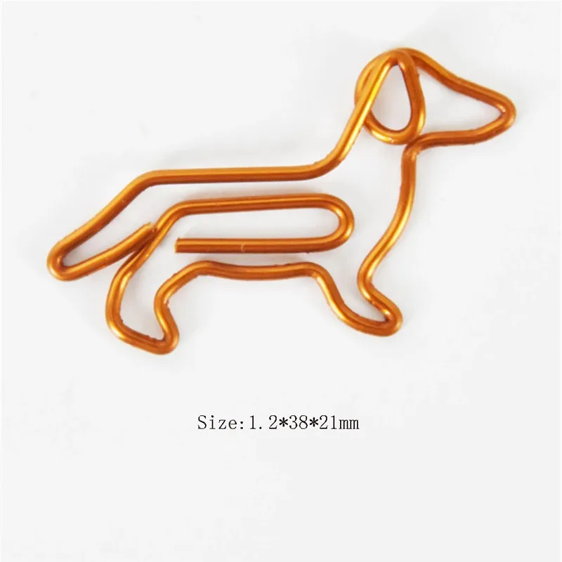 

Metal Paper Clips Popular Cartoon Animal Shape Colored Binder Clips School Office Supplies Bookmark Paper Clip For Kids Gift