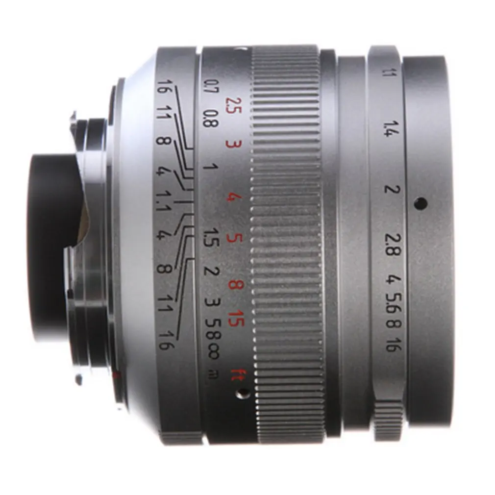 7 artisans 50 мм F1.1 Prime объектив для всех одиночных серий для Leica металлических микро камер аксессуары E-Mount Ручной фокус