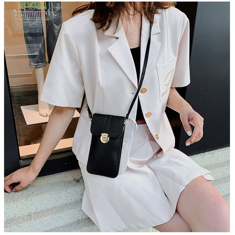 2020 новый мобильный телефон с сенсорным экраном кошелек для смартфона кожаный на