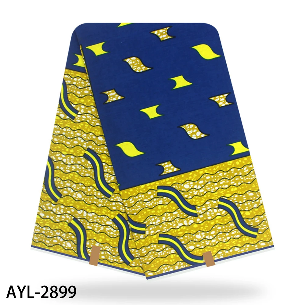 6 ярдов в комплекте африканская Вощеная хлопковая ткань удобная и качественная