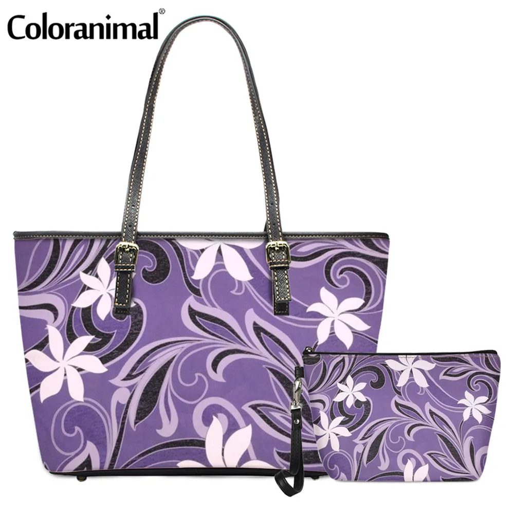 Coloranimal бренд дизайн Для женщин сумка через плечо 2 шт./компл. из искусственной кожи