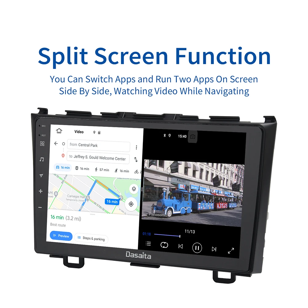 Dasaita автомобиль 1 din радио Android 10 0 для Honda CRV 2008 2009 2010 2011 Навигация GPS MP3 64 Гб ROM DSP 9 &quotIPS