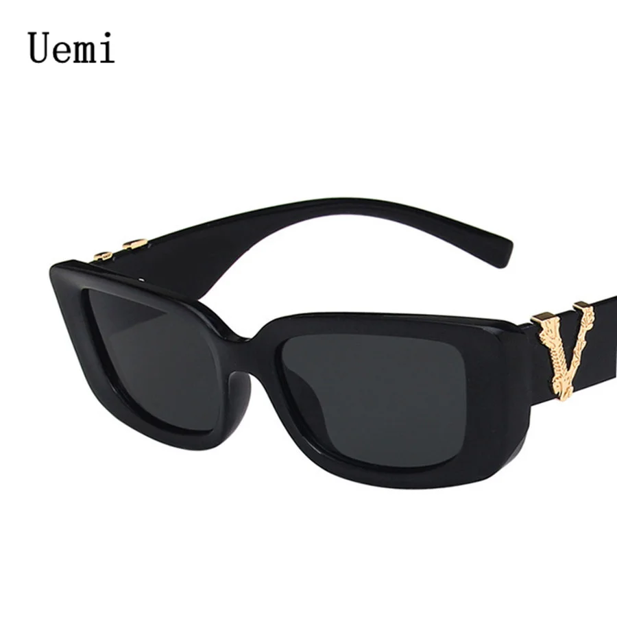 Солнцезащитные очки с квадратными линзами UV400 для мужчин и женщин небольшие