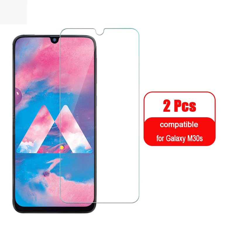 2 шт закаленное стекло для samsung Galaxy M10 M20 M30 M40 защитное стекло 2.5D 9H закаленное стекло для samsung M10s M30s пленка