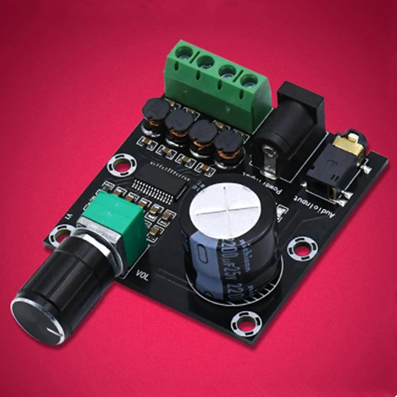 

XH-A230 Audio Amplifier Dual Channel Digital Power Amplifier Board DC8-24V 15Wx2 Desktop Speaker Home Audio Amplifier