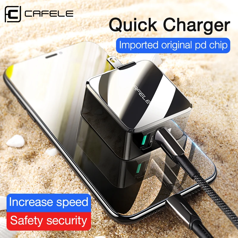 Cafele QC 4 0 3 SCP USB зарядное устройство 45 Вт PD для телефона 5A супер Тип C быстрое США
