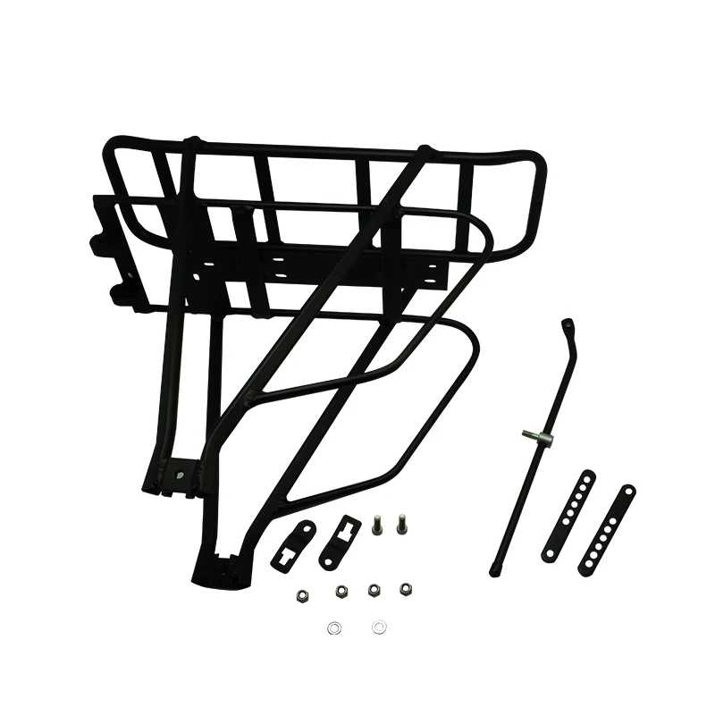 20'' 26&quot 700C Bike Rear Rack Bicycle Luggage Carrier Double Layer luggage rack Shelf Adjustable for Ebike Battery bike part | Спорт