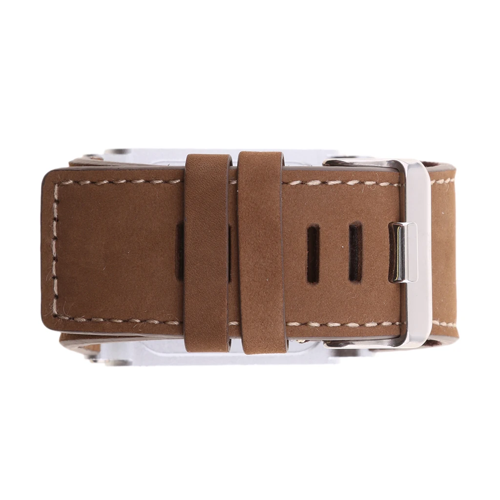 

Business Soft Leather Watch Band Replacement Wristband For iPod Nano 6th Replacement Accessor Brown for wrist circumference