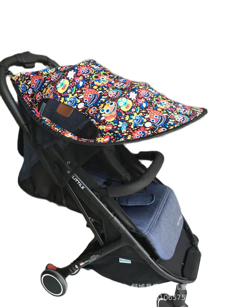 

Детская коляска зонтик с защитой от УФ-излучения тканевый теневой навес детский зонтик солнцезащитный козырек Аксессуары для коляски