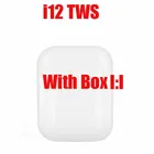 Tws-наушники i12, Беспроводные стереонаушники Hi-Fi с поддержкой Bluetooth 5,0, для iPhone, Android, Xiaomi, смартфонов pk i7 i9 i7s