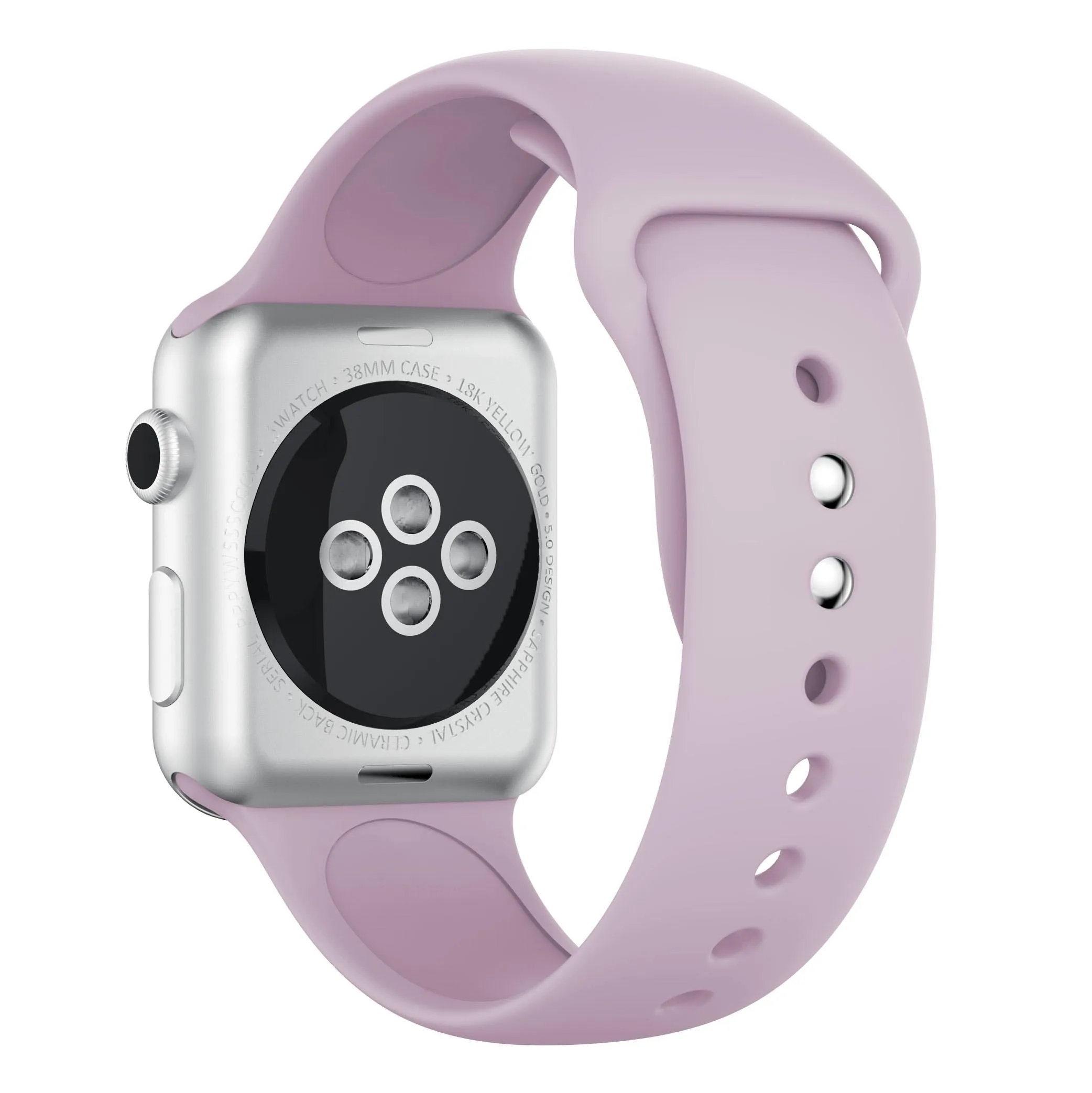 lavender Мягкая силиконовая лента для Apple watch 5 4 3 2 1 ремешок 42 мм 38 мм сменный ремешок для браслета ремешок для часов 44 мм для iwatch 4 3 2 1 40 мм ремешок - Цвет ремешка: lavender