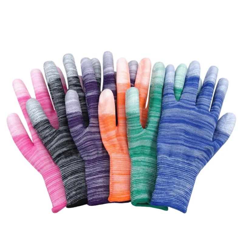 Нейлоновые перчатки антистатические вязаные без пыли гибкие универсальные