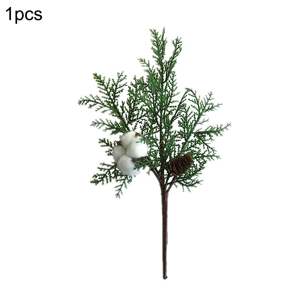 Искусственный цветок кипариса сосновая ветка дома гостиной имитация зеленого