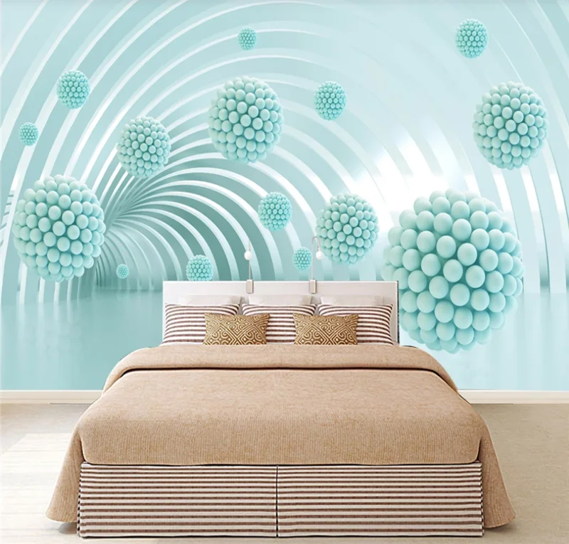 Настенные 3D обои на заказ трехмерный абстрактный архитектурный пространство