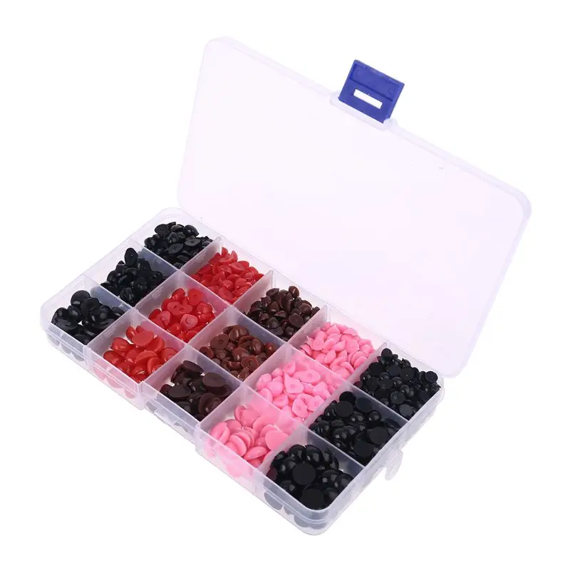 

1070pcs/box 6 Sizes Plastic Safety Eyes for Bear Doll Stuffed Toys Animal Puppet XX9E