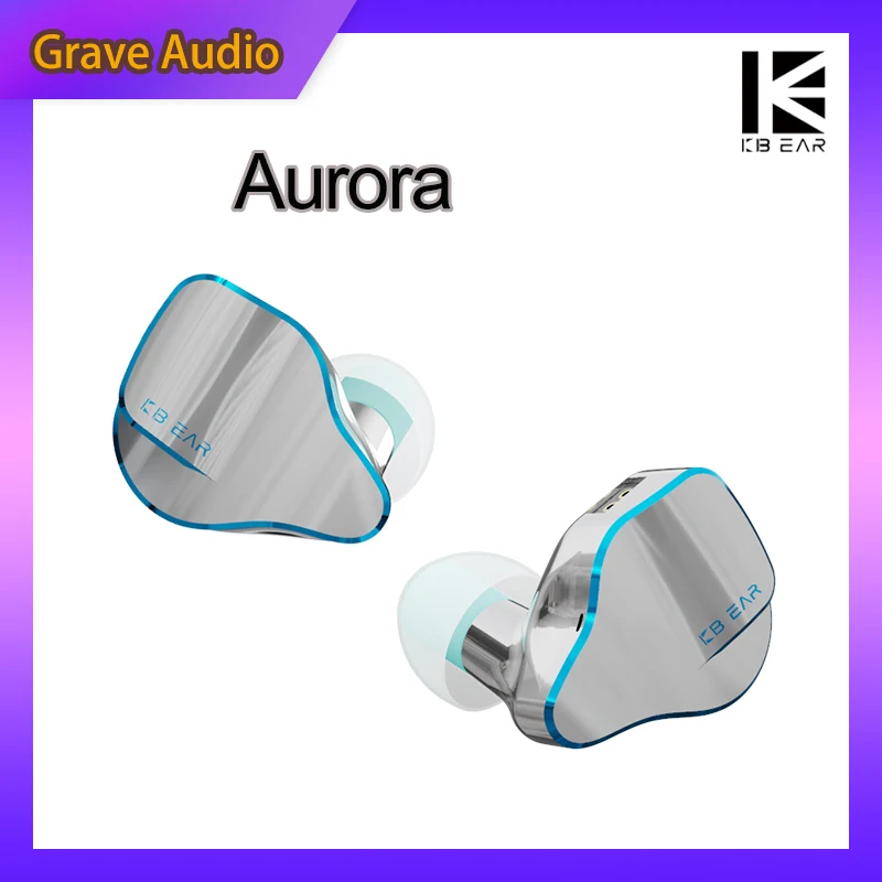 

Наушники-вкладыши KBEAR Aurora HiFi с магнитным нанопокрытием и титановым покрытием