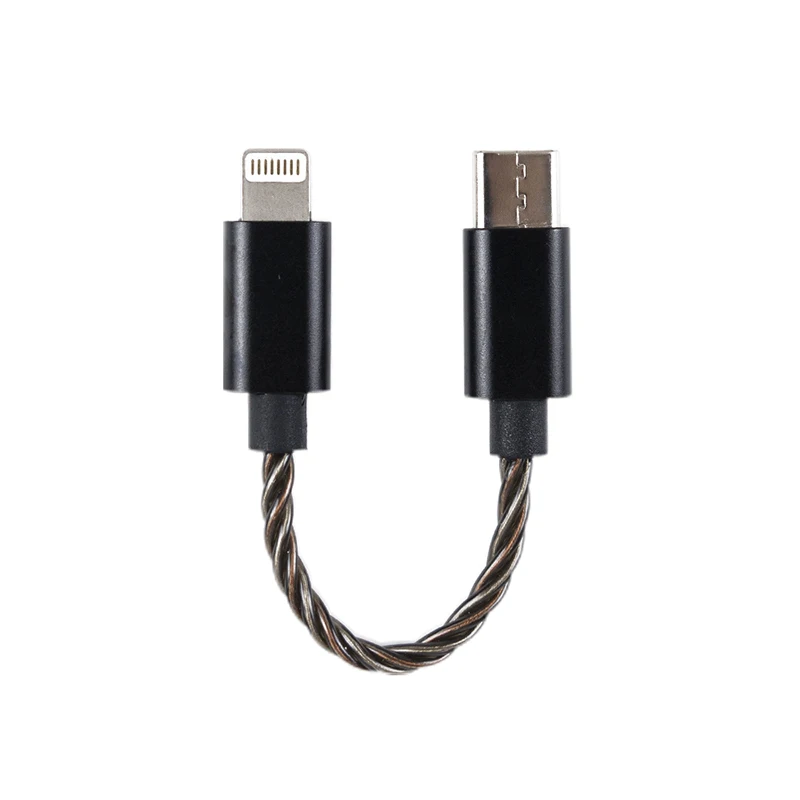 HiBy-Adaptador de cable lightning a USB tipo C para iPhone, teléfono inteligente,...
