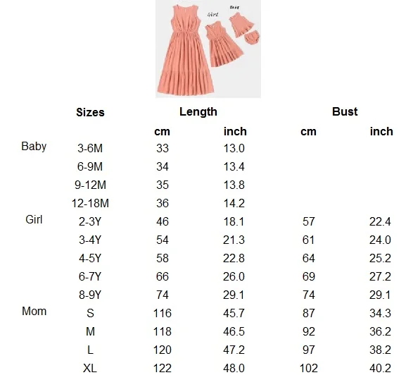 

Sleeveless Mother Daughter Dresses Summer Family Matching Outfits Look Mom Baby Mommy and Me Clothes Women Girls Cotton Dress