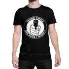 Рубашка мужская оверсайз, хлопок, указатель направления руки, пистолет, Классическая модная дизайнерская футболка