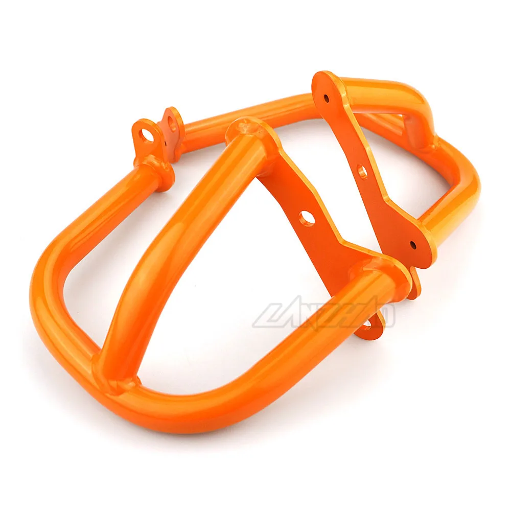 Защитная трубка на бампер для мотоцикла оранжевая черная белая KTM DUKE 390 2013 2014 2015 2016