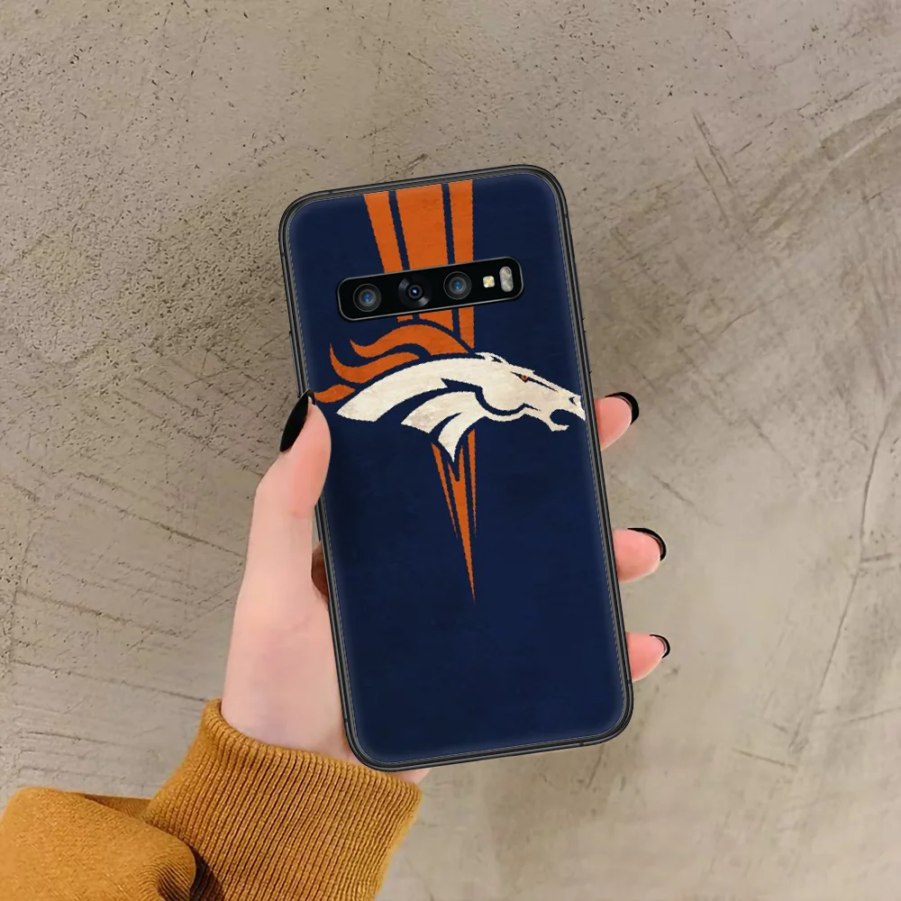 

Denver Bronco American Football Phone Case For Samsung Galaxy Note S 8 9 10 20 Plus E Lite Uitra black Coque 3D Cell Luxury