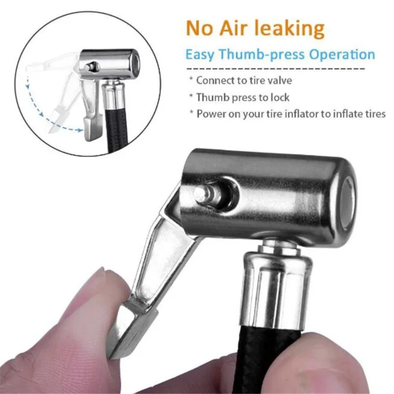 Автомобильный шланг надувной насос удлинительная трубка адаптер поворотное