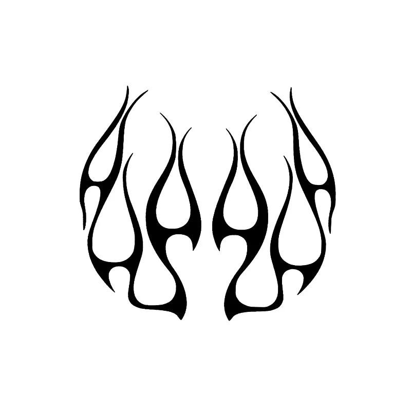 13*12 см Hot Rod капюшон пламя винил графическая наклейка авто грузовик Стикеры