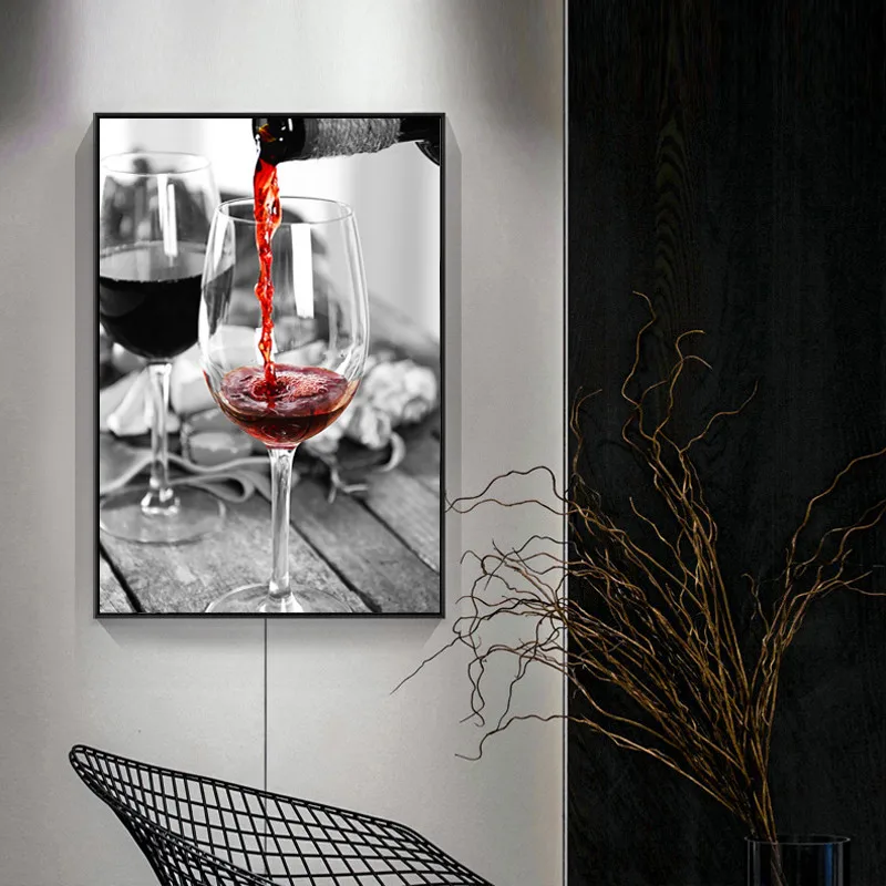 

Kitchen Poster Canvas Painting Print Wall Art Picture Dining Room Restaurant Wall Room Decor Painting Anime Home Decoration