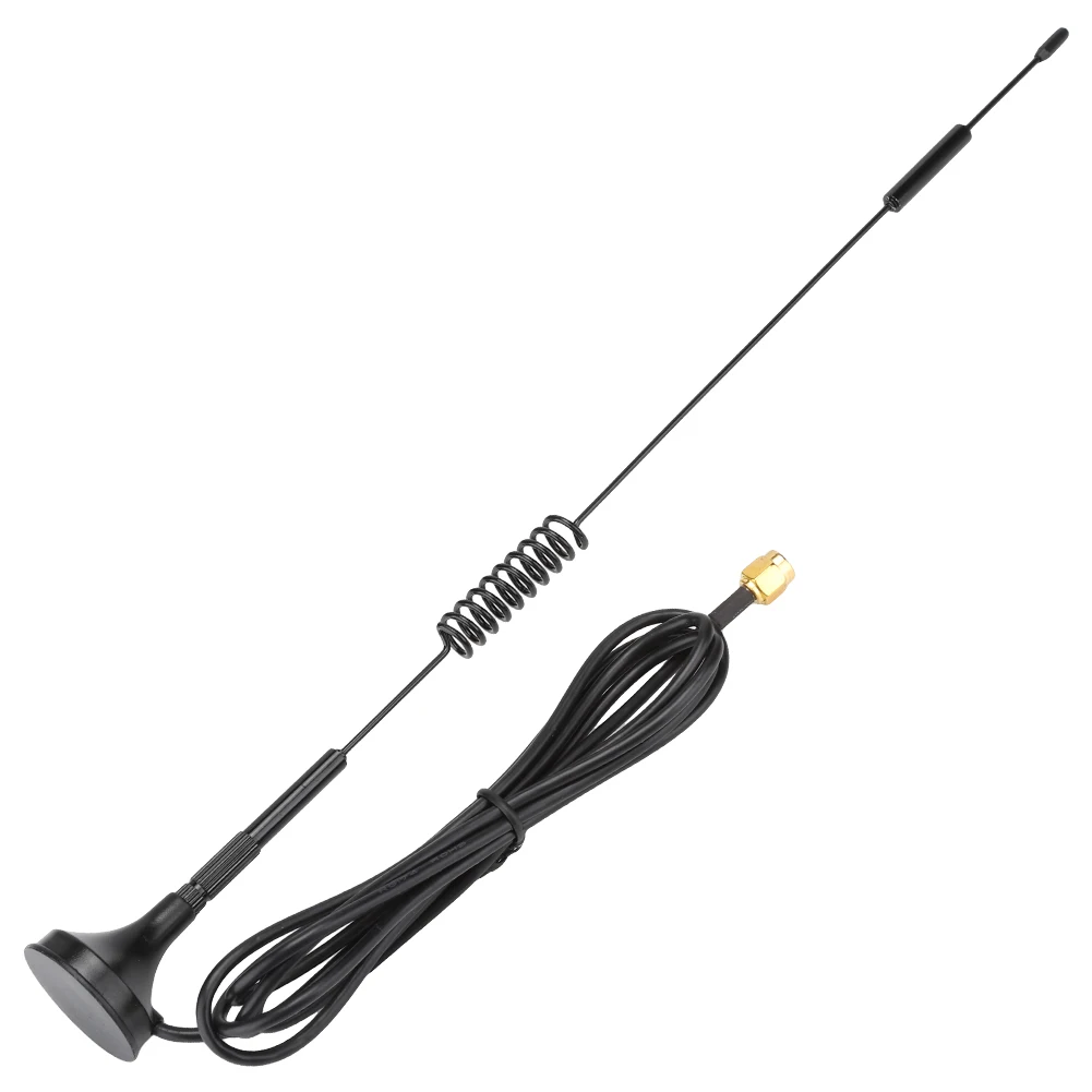 

SOONHUA 10dBi High Gain Antenna Wireless Module Magnetic Suction Antenna SMA Male Sucker Antennas 433MHz 50ohm Horizontal 31cm