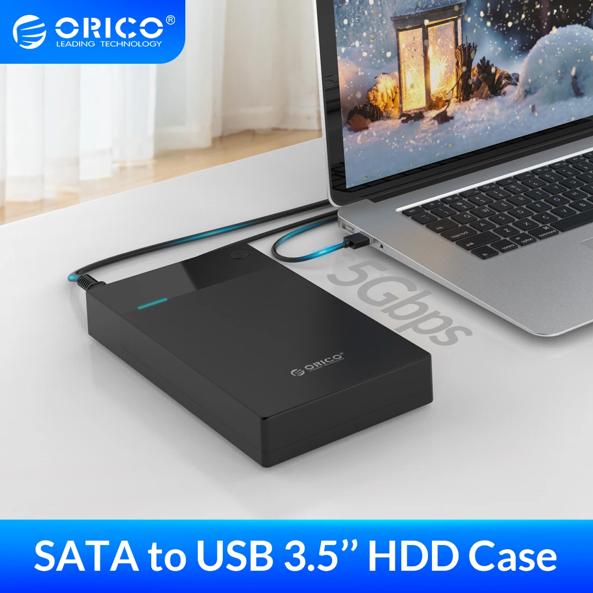 Корпус ORICO для портативного жесткого диска встроенный источник питания SATA на USB 3 0