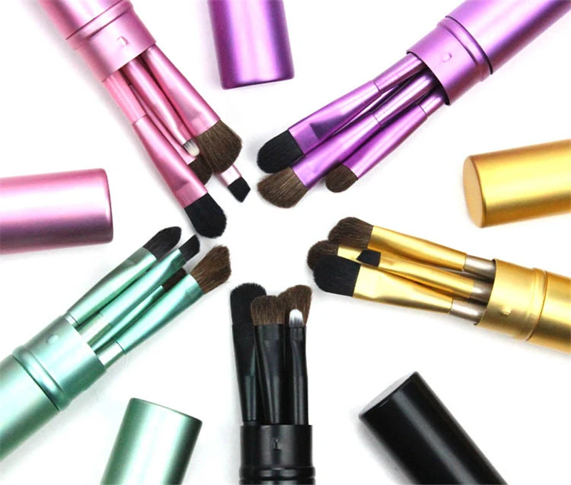 

5pcs Professional Travel Portable Mini Eye Makeup Brushes Set Smudge Eyeshadow Eyeliner Eyebrow Brush Lip Make Up Brush kit