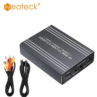 neoteck hdmi compatible 2 0 4k hdmi compatible to composite av s video converter adapter rl audio vdieo converter adapter