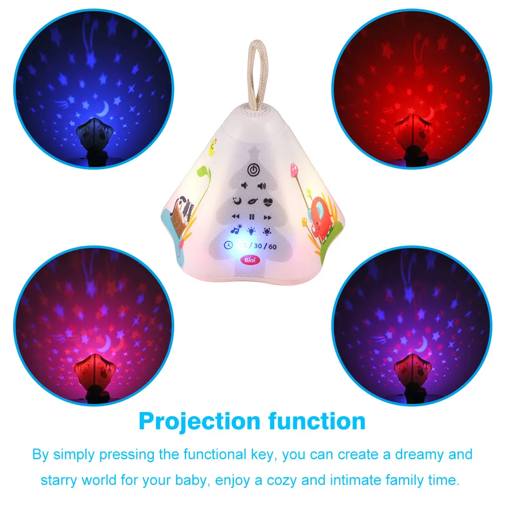 Детский Ночной светильник Звездный проектор спальный музыкальный с