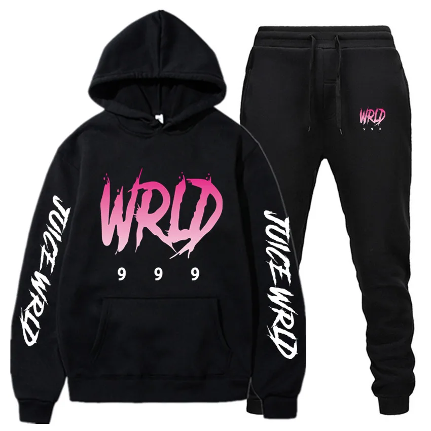 2020 черно белые красные толстовки J UICEWrld с капюшоном juice wrld juicewrld ловушка rap rainbow glitch