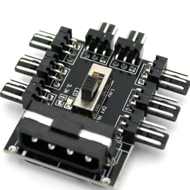Разветвитель кулера устройство для охлаждения компьютера Sata Molex кабель майнинга