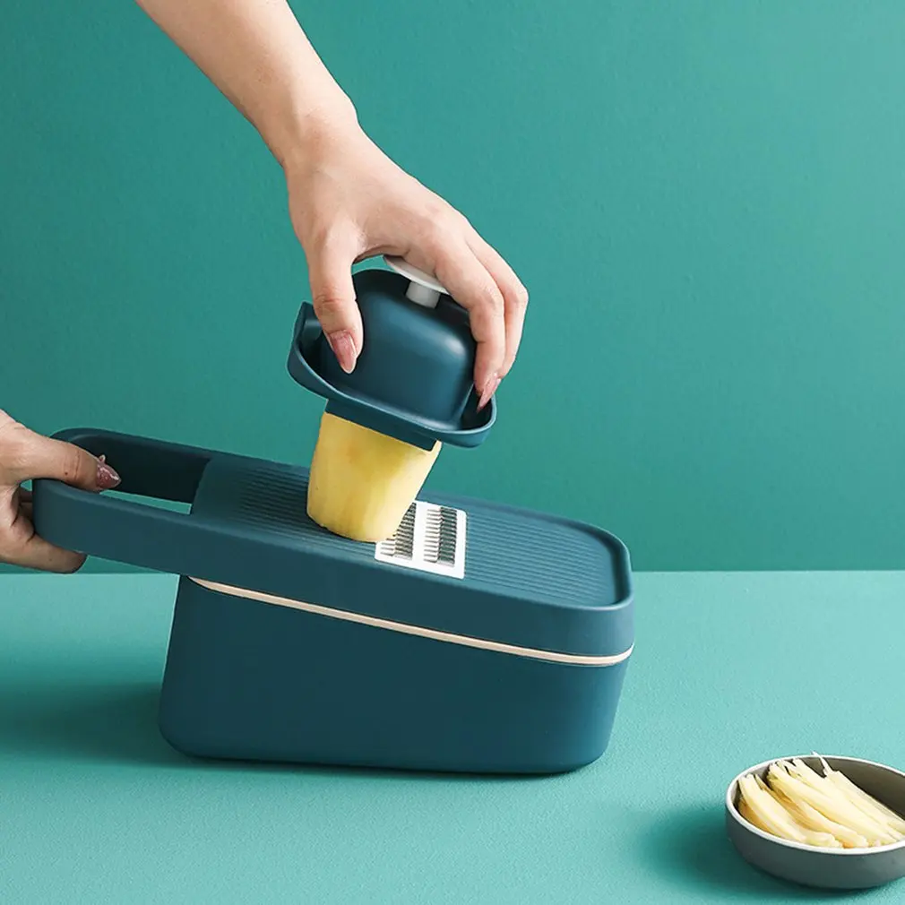 

Multifunctional Vegetable Cutter Kitchen Slicer Potato Carrot Grater Shredders Drain Basket Slicers Gadgets Kitchen Accessories