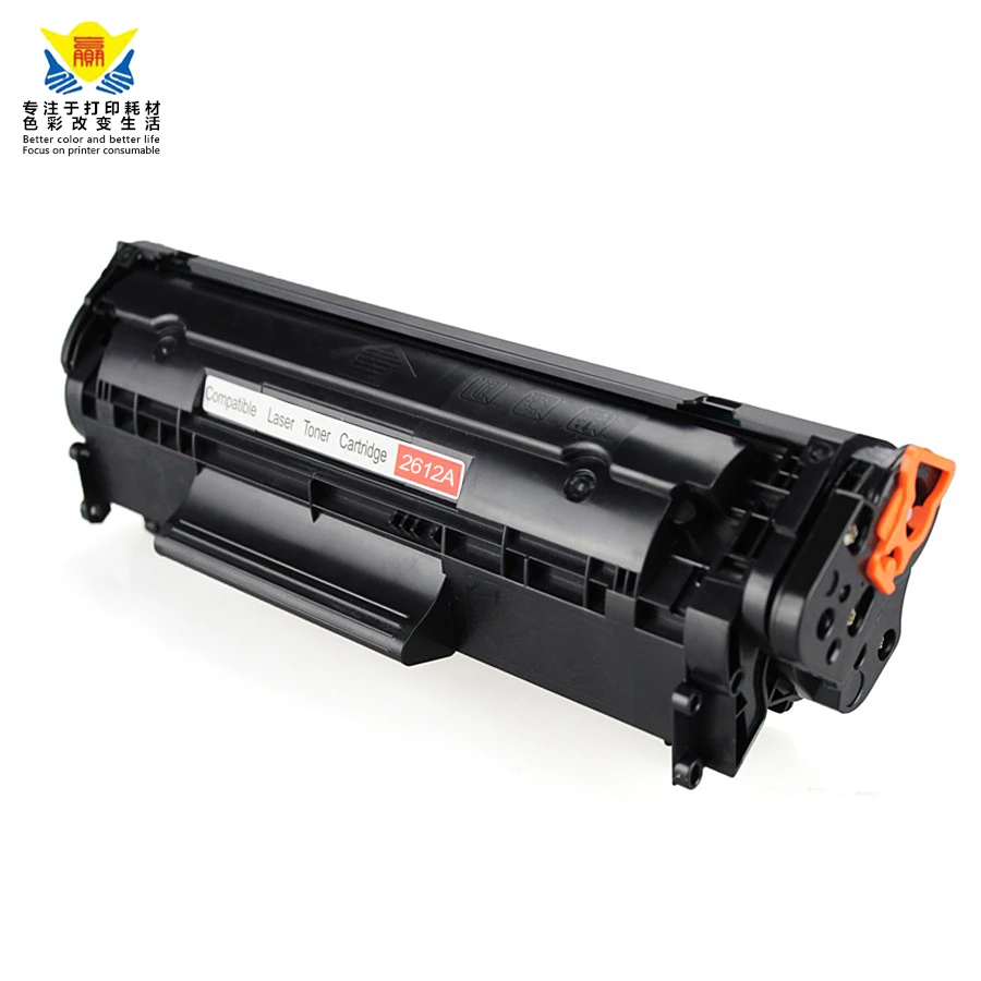 Черный картридж с тонером JIANYINGCHEN Q2612A для HPs Laserjet 1010 1018 3015 Бесплатная доставка