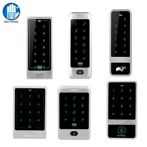 rfid ip65 waterproof access control touch metal keypad standalone 125khz card reader for door access control system 3000 users free global shipping