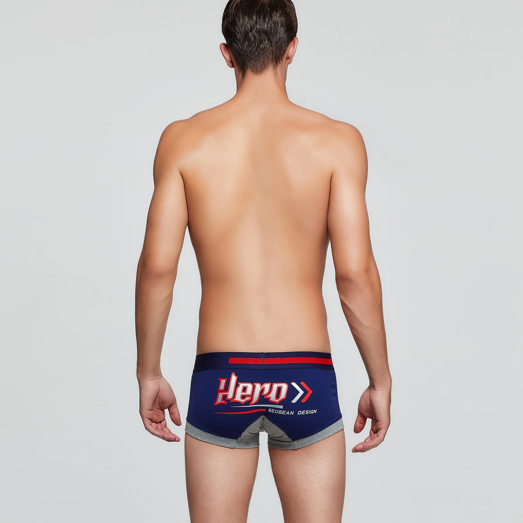 Мужской Хлопковый спортивный костюм SEOBEAN с низкой посадкой домашние