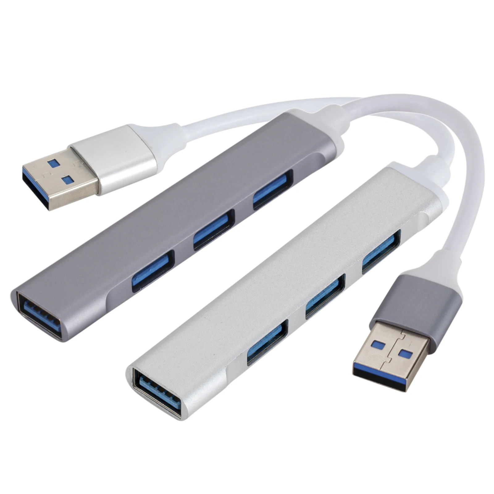 Мини металлический usb хаб 3 0 4 портовый сплиттер адаптер OTG для ПК компьютера