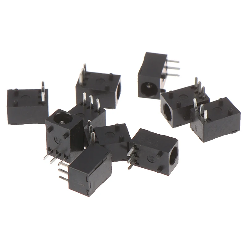 10pcs DC-003 3.5*1.3mm DC Power Jack Socket Connector 3-Pin Panel Mount Plugs | Обустройство дома