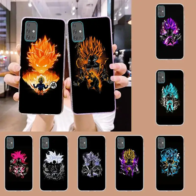 

Dragon DBZ Ball Phone Case For Samsung S21 S30 S10 S9 S8 S7 A31 A12 A70 A52 A30 lite plus ultra soft Cover Fundas TM
